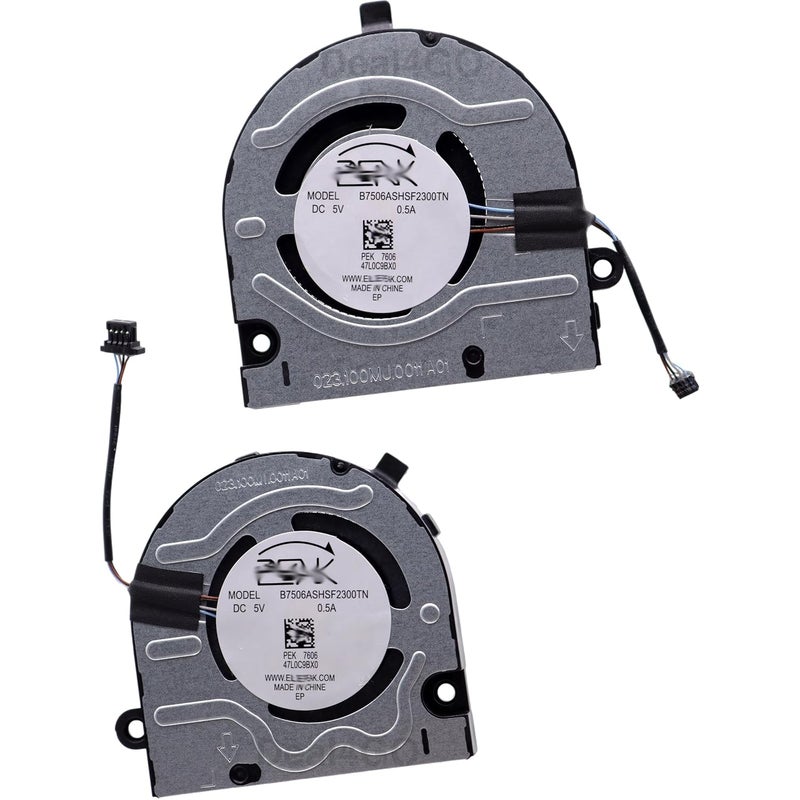 Deal4GO CPU GPU Graphics Cooling Fan 6T5J2 PRH9F XKD91 HM04F Replacement for Dell Inspiron 13 5310 Vostro 5310 Latitude 3320 (DIS) - Image 1